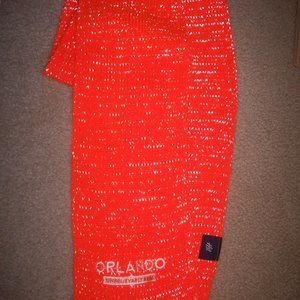Orlando Unbelievably Real Safety Orange Scarf 65x6" Florida Merchandise Logo